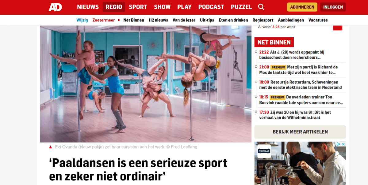 Hoe kom ik in de krant met mijn sportonderneming