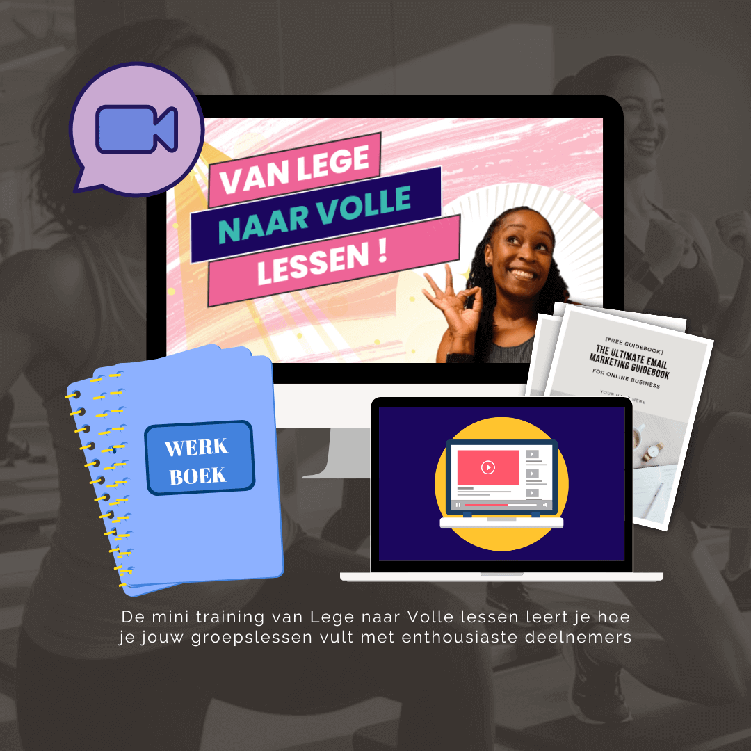 Een training om je groepslessen vol te krijgen.